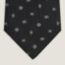 Grenadine Maillon tie 7&nbsp;cm, noir/gris