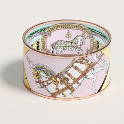 エナメルブレスレット エクストラファン 《鞍職人の物語の詩的な目録