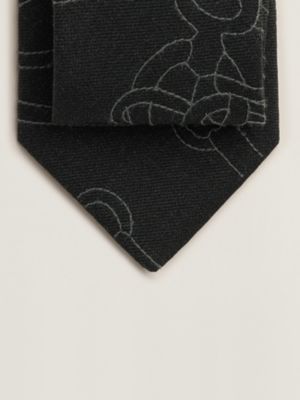 Cliquetis Finesse embroidered tie 7&nbsp;cm