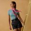 Tous en Selle pleated scarf 90, rose bubblegum, no stock