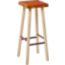 Ash tree stool GM, étrusque/aubergine