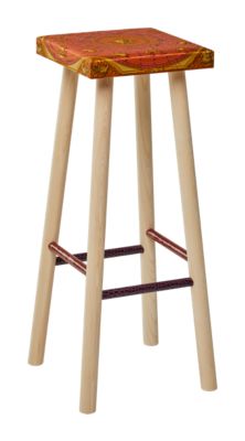 Ash tree stool GM, View: front, front, view 2 of 5