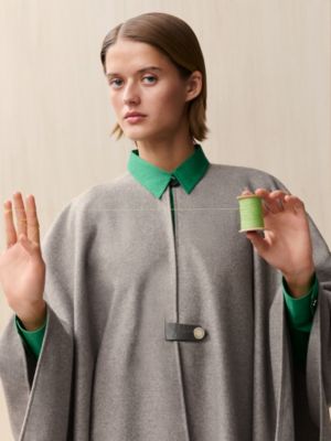 Wool cape, View: Worn, worn, view 2 of 8