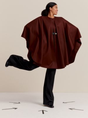 Wool cape, View: Worn, worn, view 3 of 8