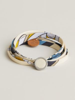Double tour silk bracelet