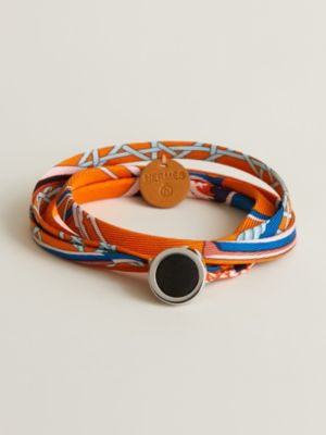 Double tour silk bracelet, View: front, front, view 3 of 4