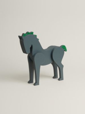 Small decorative horse, View: side, side, view 2 of 4