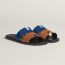 Izmir sandal, bleu outremer/naturel, no stock