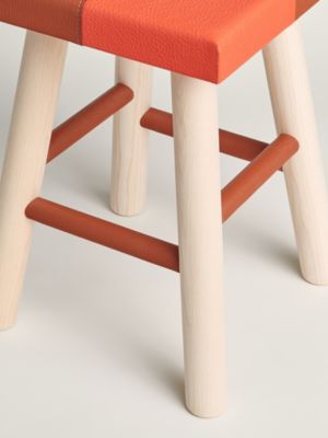 Ash tree stool PM, View: front, front, view 2 of 3