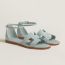 Santorini sandal, bleu glacier