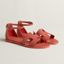 Sandalen Santorini, rouge tomette
