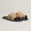 Izmir sandal, beige albâtre