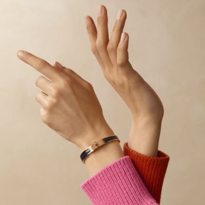 エルメスバングル白地×ブルー系柄 エルメスバングル白地×ブルー系柄