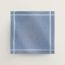 H Relief handkerchief, bleu