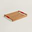 Jumping H tray, small model, capucine