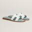 Oran sandal, blanc/bleu glacier