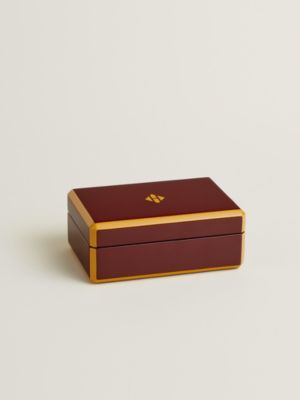 Caja para cartas de póker Facettes Cheval Natté