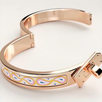 【手元のポイントに◎】HERMES Mini Clic Medor ブレスレット Mini Clic Medor bracelet | Hermès Canada