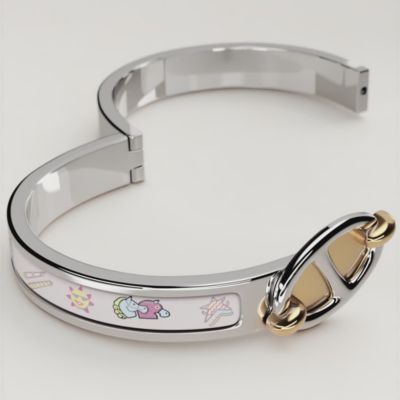 【プレゼントに♡】HERMES ミニ クローズ ブレスレット 新品未使用 HERMES エルメス Mini Dog Clous Ronds ミニドッグ