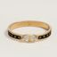 Mini Clic Chaine d'Ancre Maillon bracelet, orfèvre jaune or/noir