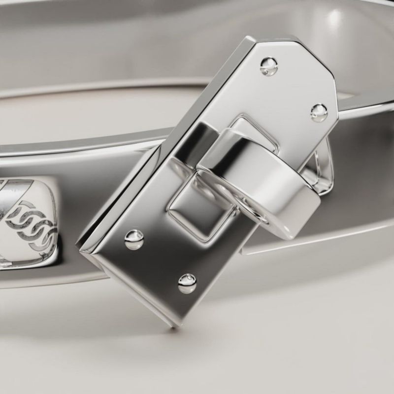 エナメルブレスレット 《ミニ・クリック・ケリー/オナージュ・タータン