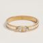 Mini Clic Chaine d'Ancre Maillon bracelet, orfèvre jaune or/blanc