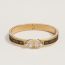 Mini Clic Chaine d'Ancre Grand Apparat bracelet, orfèvre jaune or/noir
