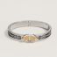 Mini Clic Chaine d'Ancre Grand Apparat bracelet, orfèvre gris platine/noir