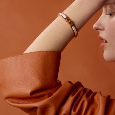 エルメス　バングル　オレンジ、ステンレス HERMES（エルメス） バングル/ブレスレット メドール コリエドシアン