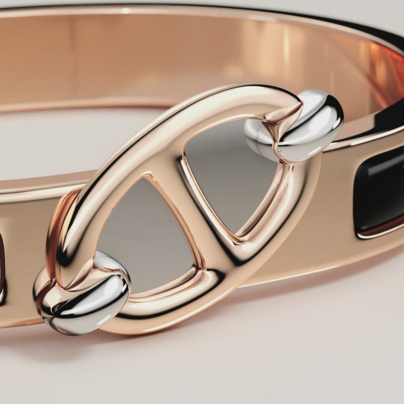 【国内発送】Mini Clic Chaine d'Ancre Bangle Mini Clic Chaine d'Ancre bracelet | Hermès USA