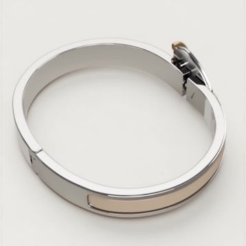 まいちゃん　エルメス ブレスレット レザーブレスレット 《メドール・ピクニック》 - ベージュ