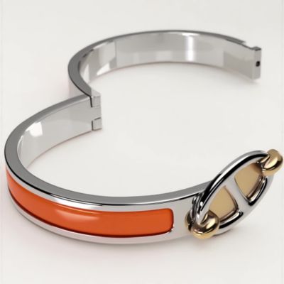 エルメス　バングル　オレンジ、ステンレス HERMES エルメス バングル/ブレスレット メドール