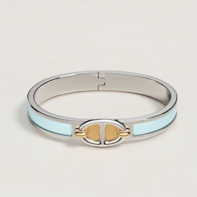 HERMES 青 バングル 専用ボックス付き HERMES 青 バングル 専用