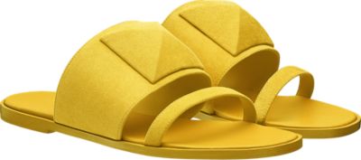 claquette hermes jaune