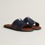 Izmir sandal, marine/gold