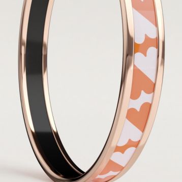 Clic h bracelet Hermès Pink in Metal - 19481398