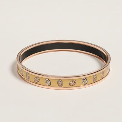 み*よ様 ICE BANGLE 101 14k Two Tone Diamond Flexible Bangle Bracelet - Sindur Style
