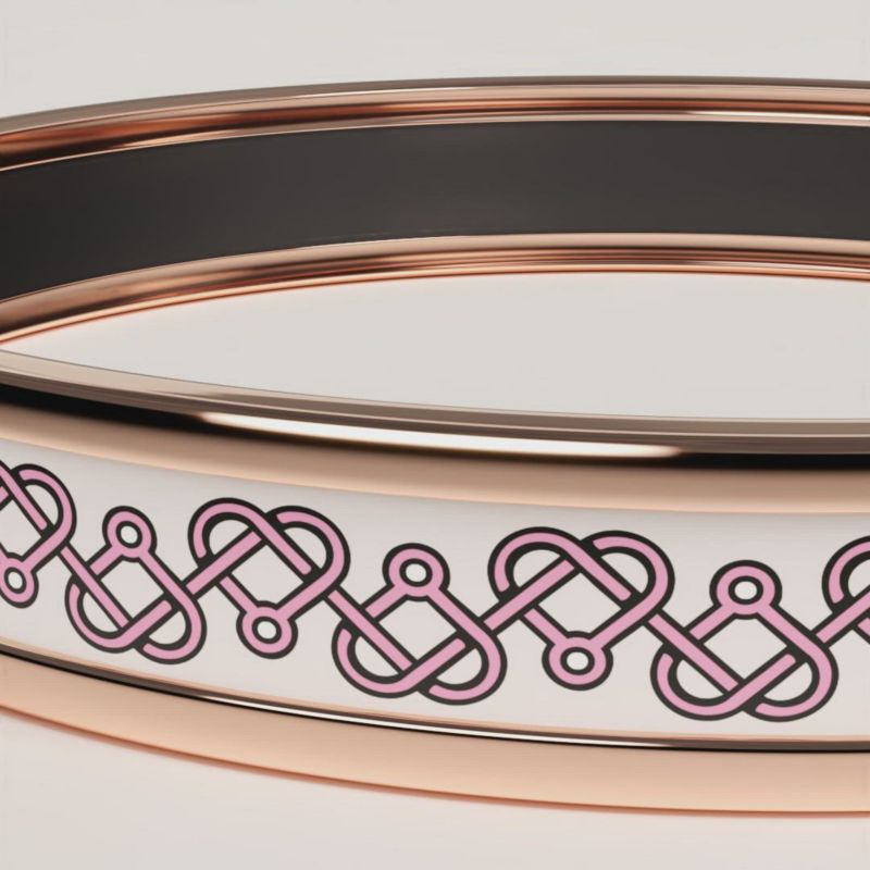 【重ね付けも素敵☆】HERMES ペティクール ブレスレット org.jpg