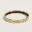 Colportage bangle, beige lin