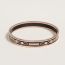 Colportage bangle, sable/rose poudre/anthracite