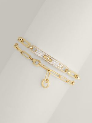 Pulsera doble Kelly Chaîne, tamaño pequeño