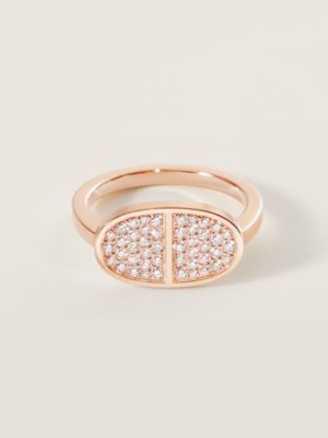 Chaine d'ancre Verso ring, medium model