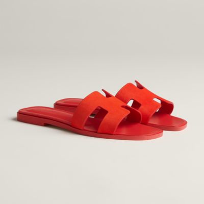 Hermes Oran Sandals Rouge H size 39.5 (9.5 US) in 2023