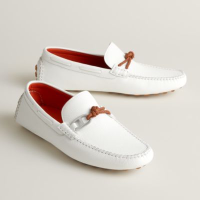 HERMES☆ALESSANDRO ローファー シンプル レザー マリンルック Alessandro loafer | Hermès USA