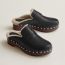 Mules Calya, noir/écru, pas disponible