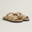 Chypre sandal, beige lin