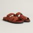 Chypre sandal, marron muscavado