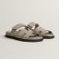 Chypre sandal, beige galet
