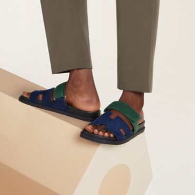 サンダル - ブルー - メンズ サンダル＆レザーサンダル | Hermès
