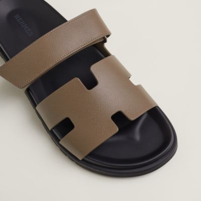 Hermès men's leather sandals and slides | Hermès Greece